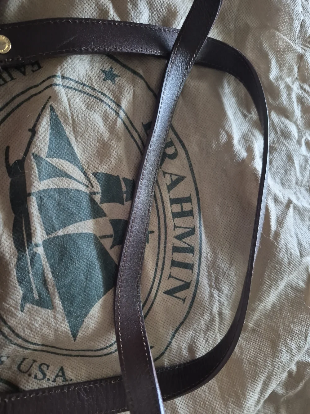 Brahmin nameplate clean adds